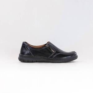 NEW V-ITALIA women's leather shoe in black
